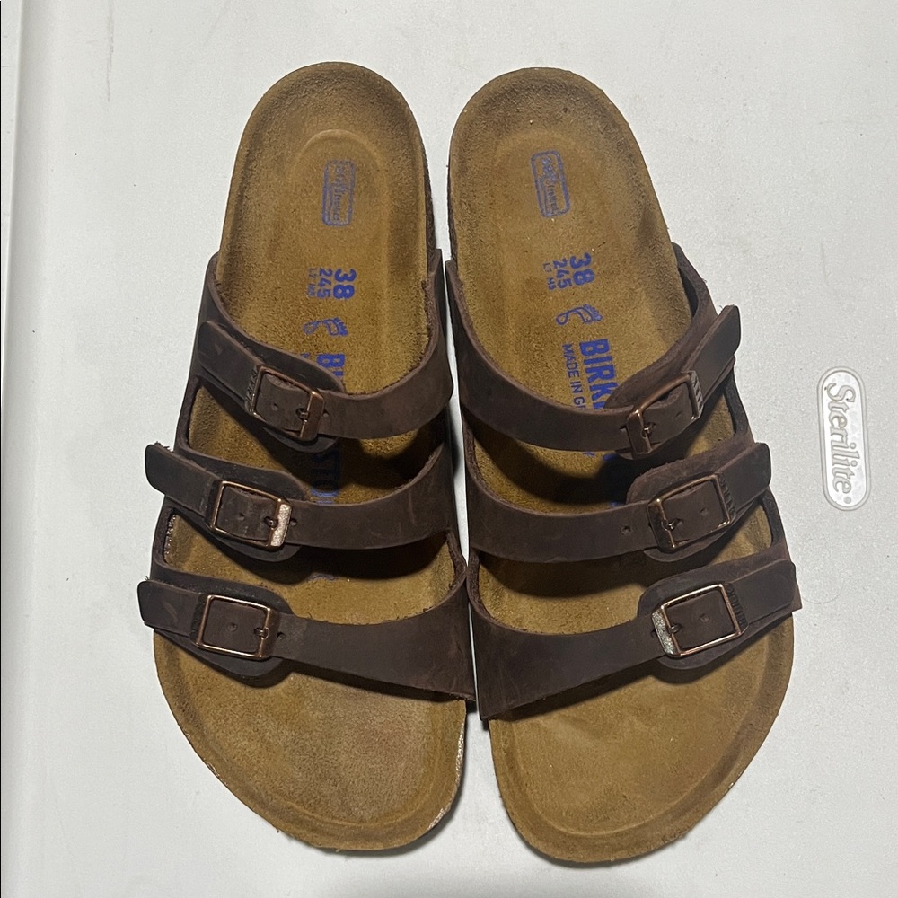 Birkenstock Florida Soft Footbed Sz 7 - Picture 2 of 6
